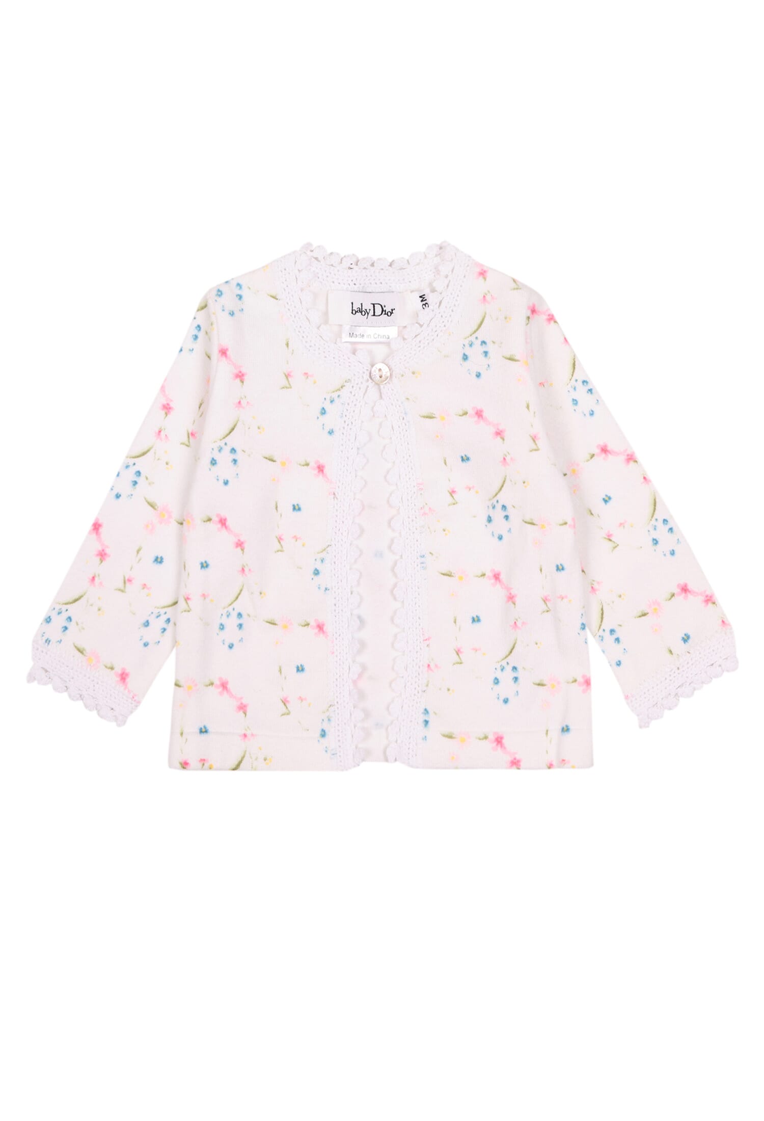 Dior Baby シャツ　6A Dior Baby シャツ 6A Baby T-Shirt Ivory Cotton Jersey | DIOR