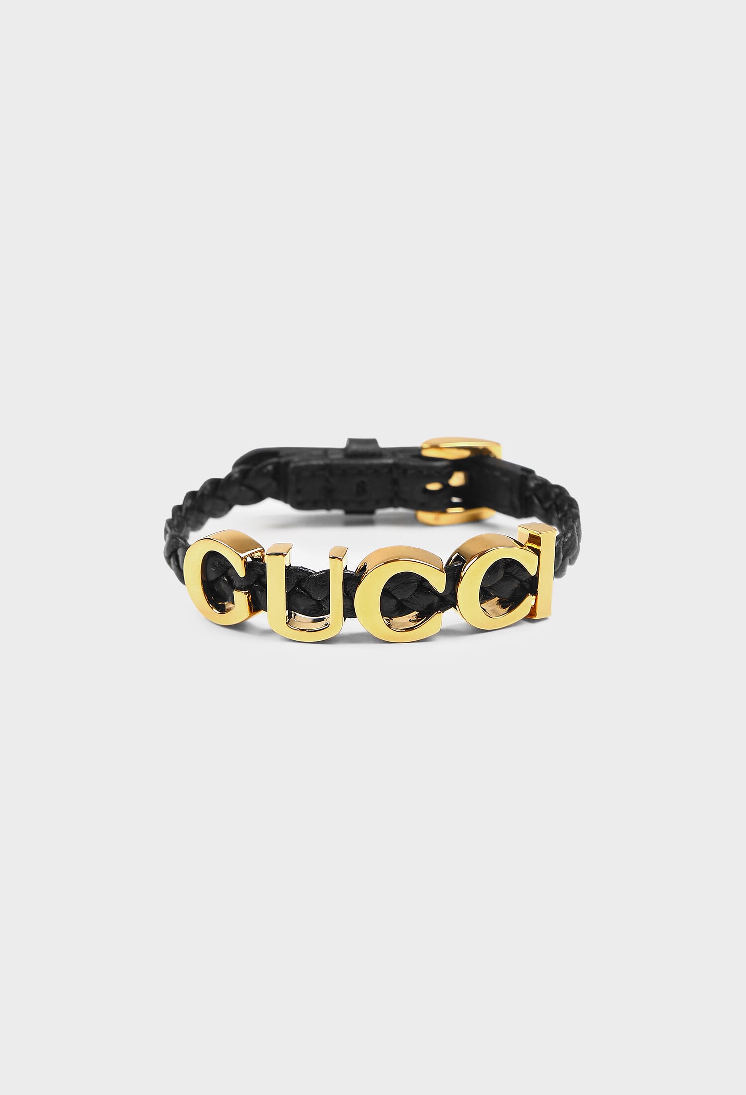 Gucci leather sale bracelet