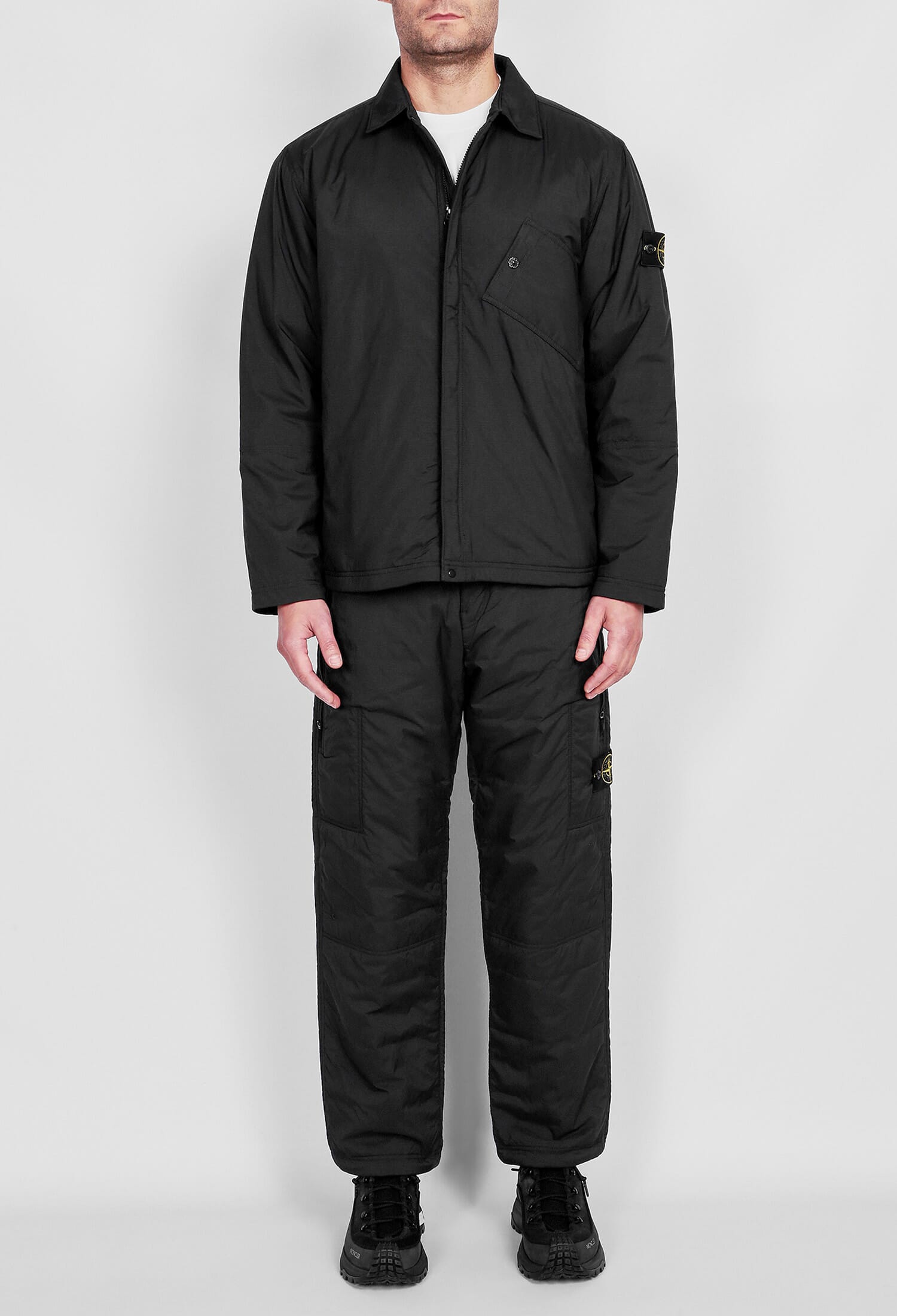 GARA × blackmeans QUILT STOLE Куртка Stone Island 1200007S0182 225/9F2 купити за ціною 18 825