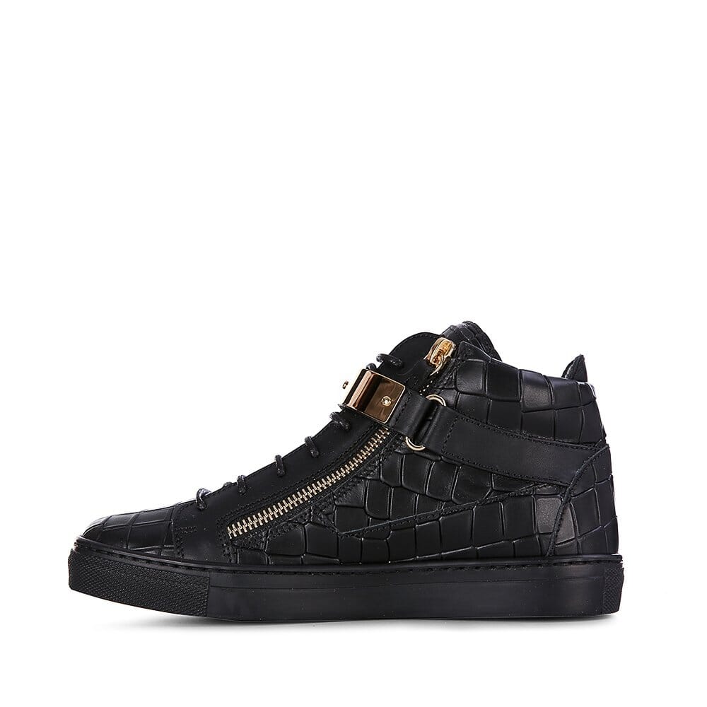Шкіряні кеди Giuseppe Zanotti SBI65 118/02 купити за ціною 23 850