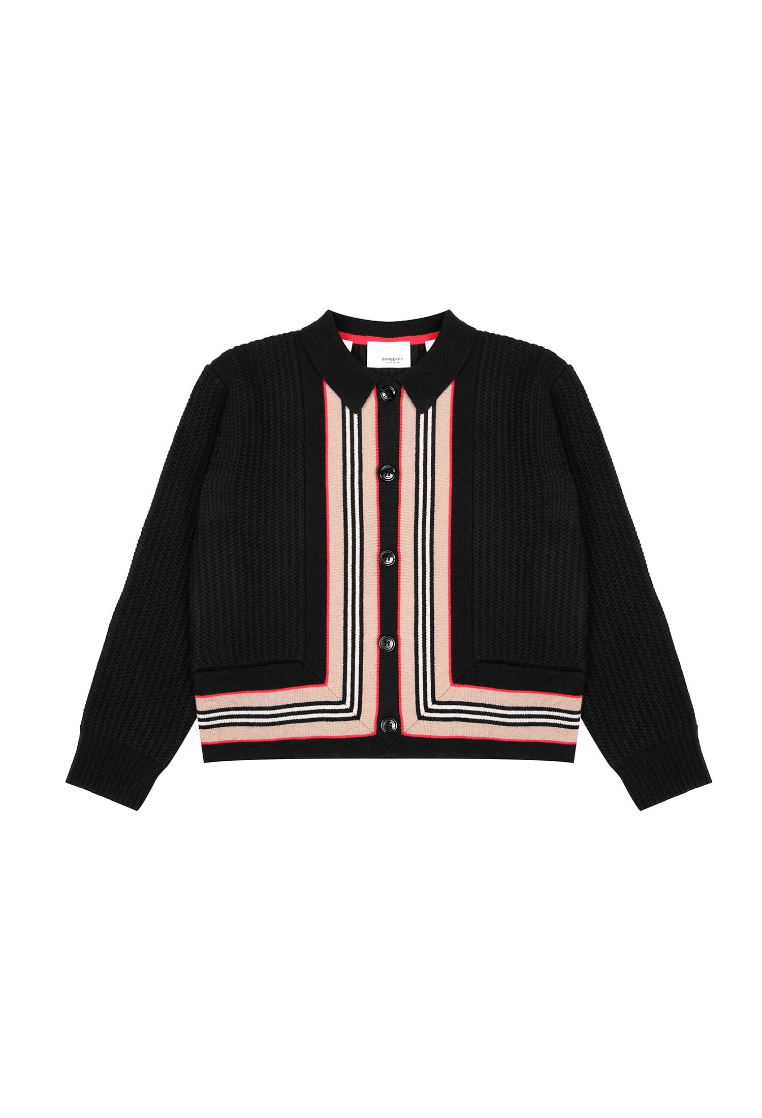 BURBERRY カーディガン 12Y ホワイト/ブラック Вовняний кардиган Burberry 017866 219/92c купити за ціною 11 600