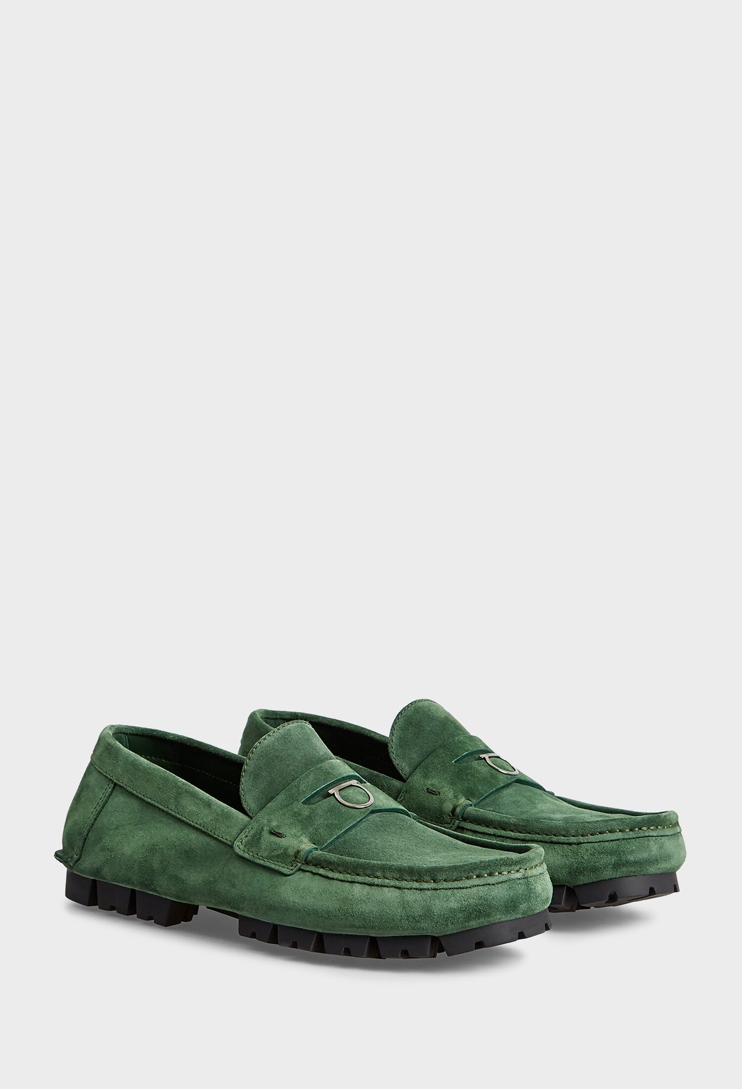 Замшеві мокасини DOUGAN FERRAGAMO 023610 124/0DH купити за ціною
