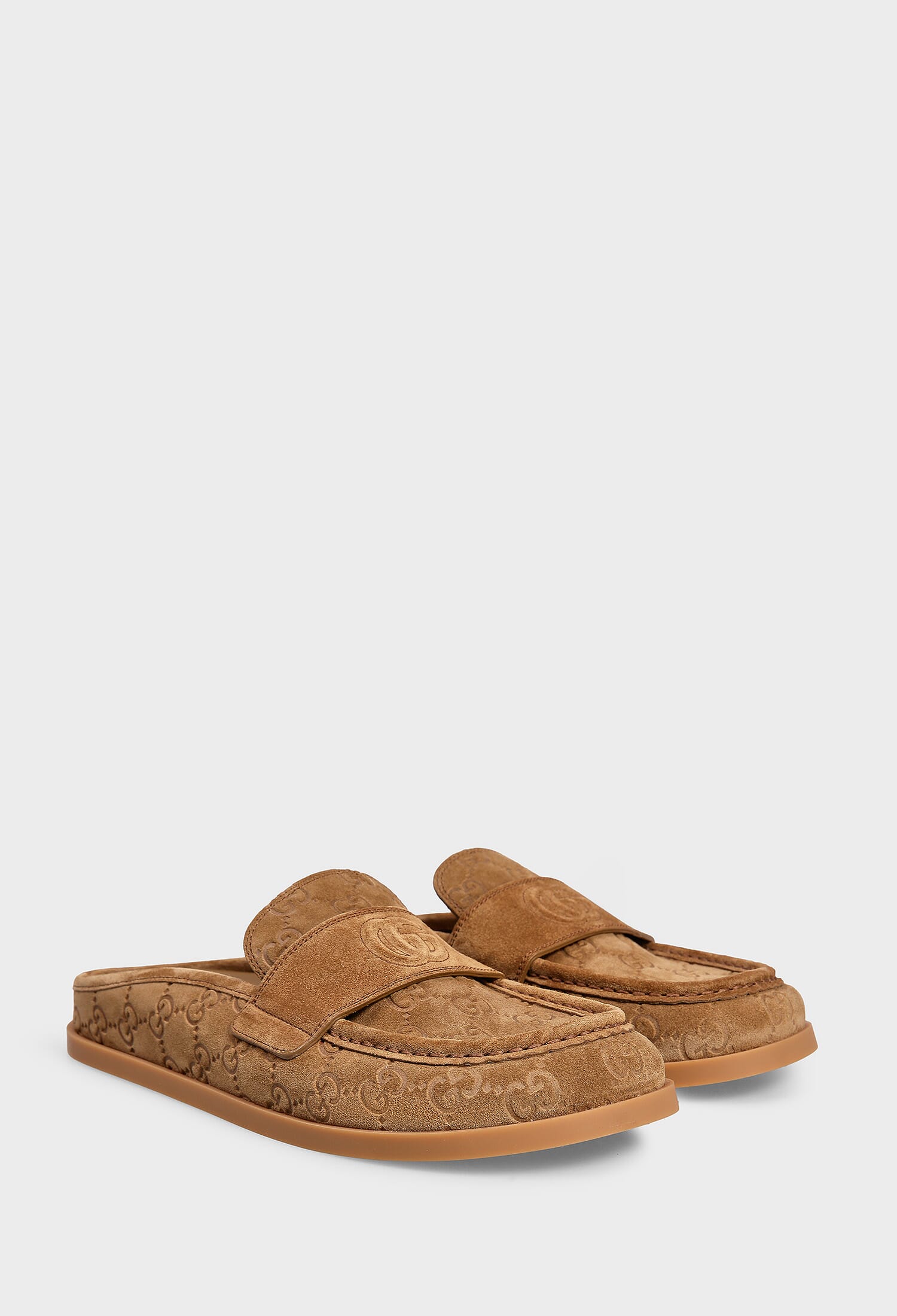 Замшеві сабо Gucci 817468 125/0C3 купити за ціною 0 ГРН | Helen Marlen