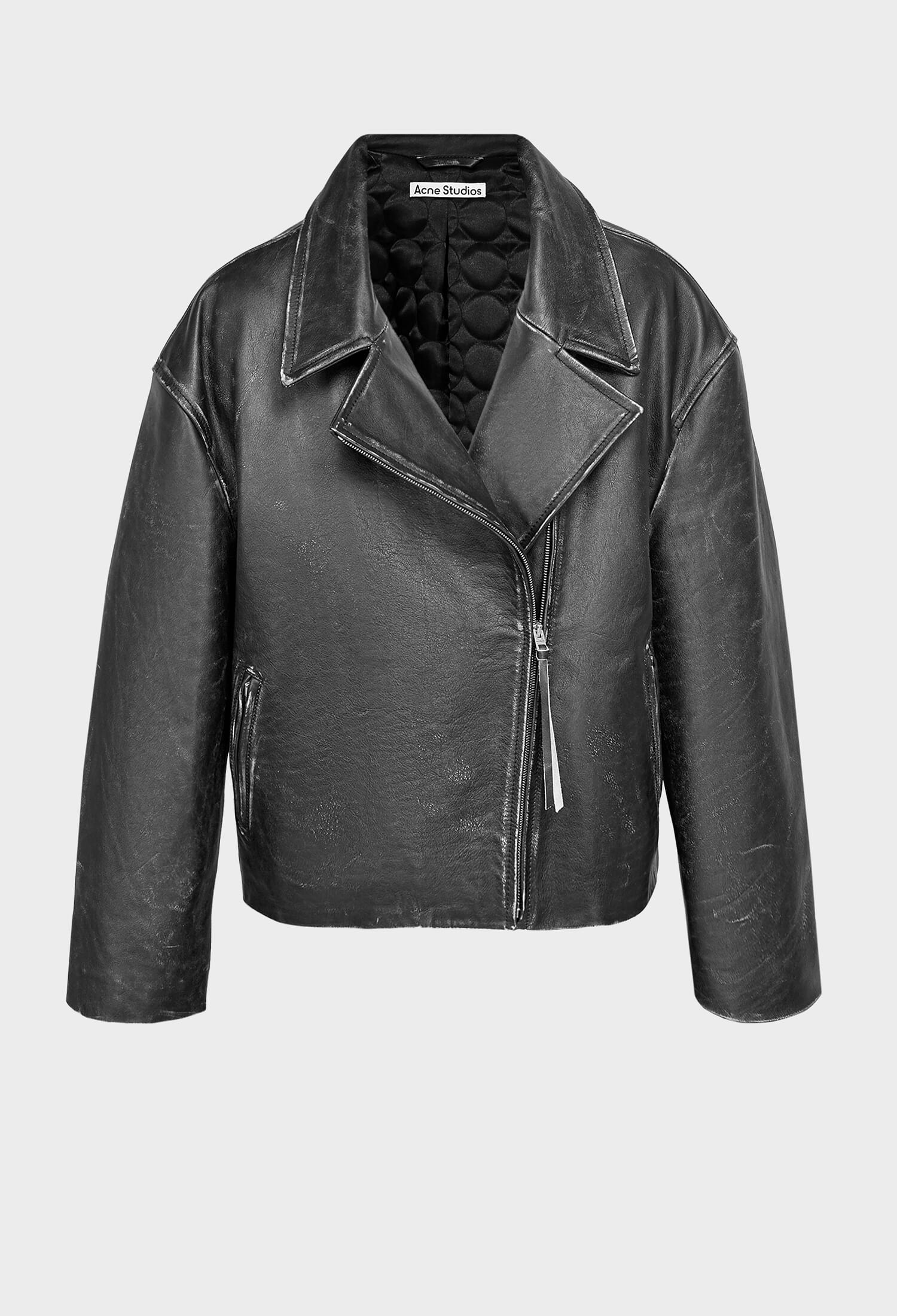 Шкіряна куртка Acne Studios A70183 125/0A2 купити за ціною 0 ГРН