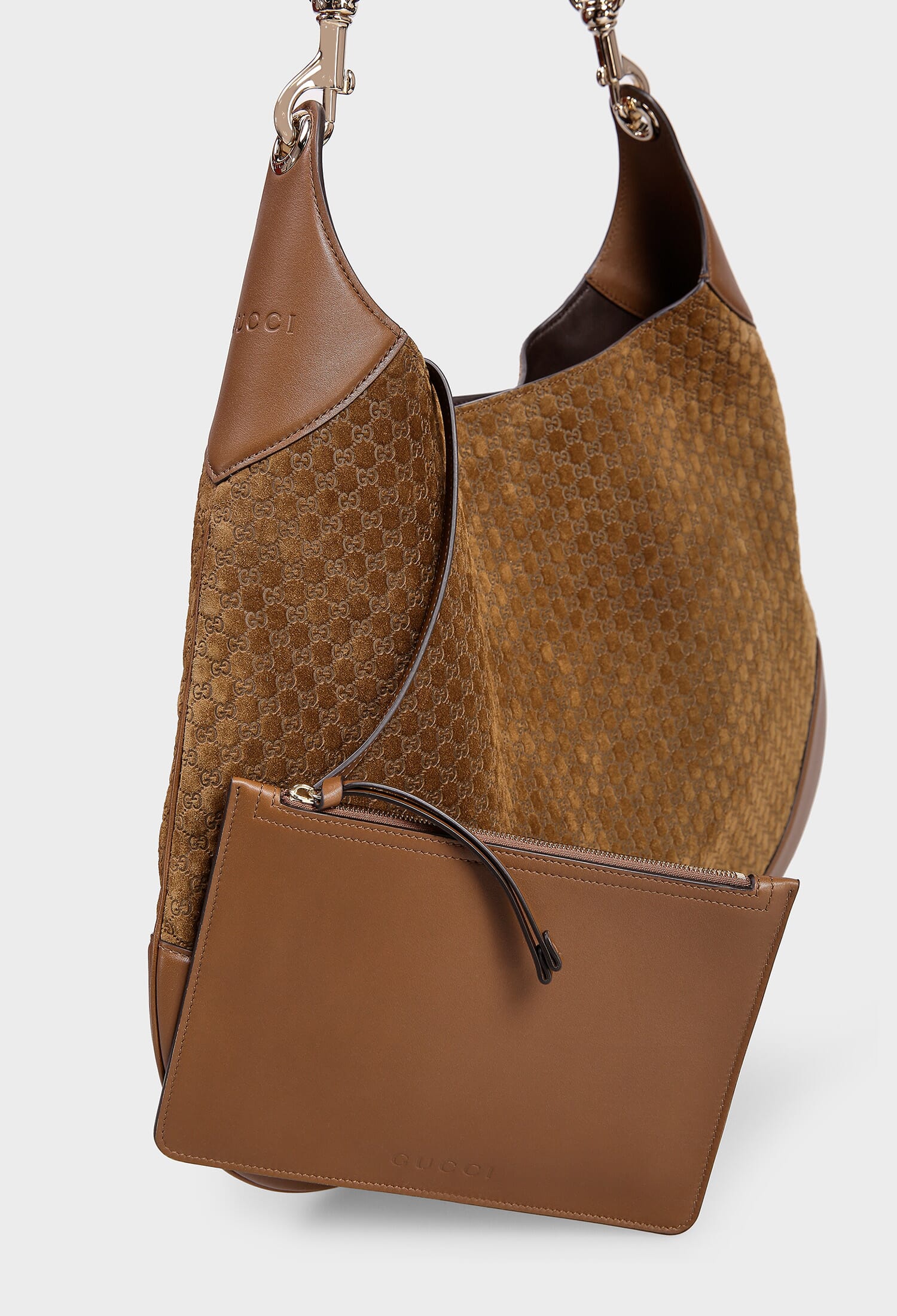 Замшева сумка Gucci 815924 125/0C3 купити за ціною 145 635 ГРН