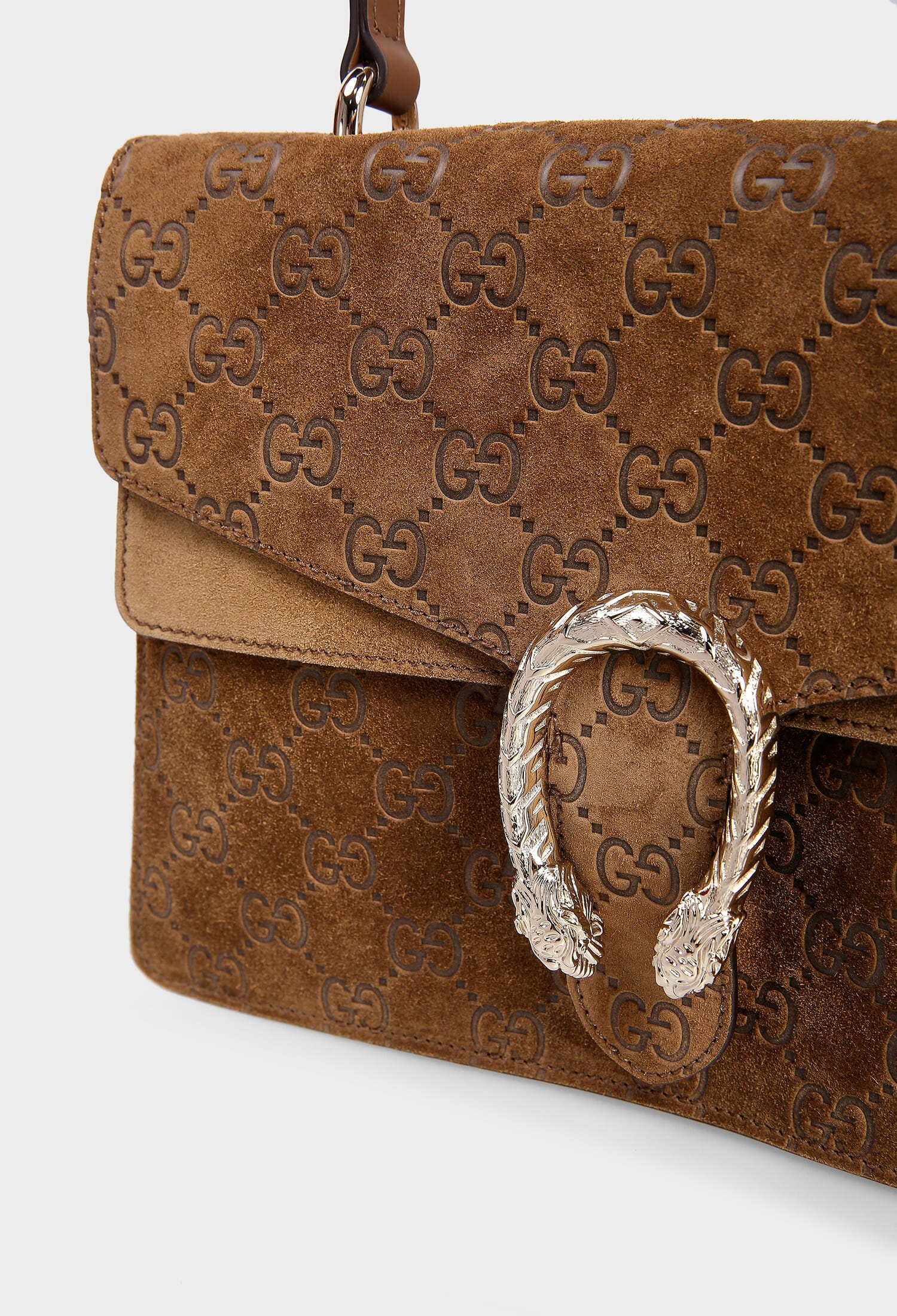 Замшева сумка DIONYSUS Gucci 813399 125/0C3 купити за ціною 156