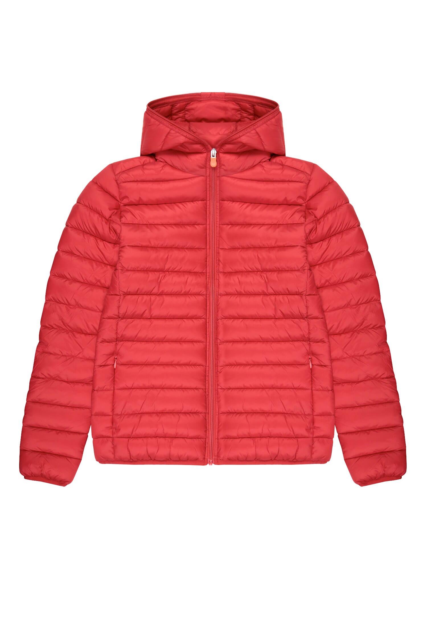 Pull and bear shop red puffer jacket