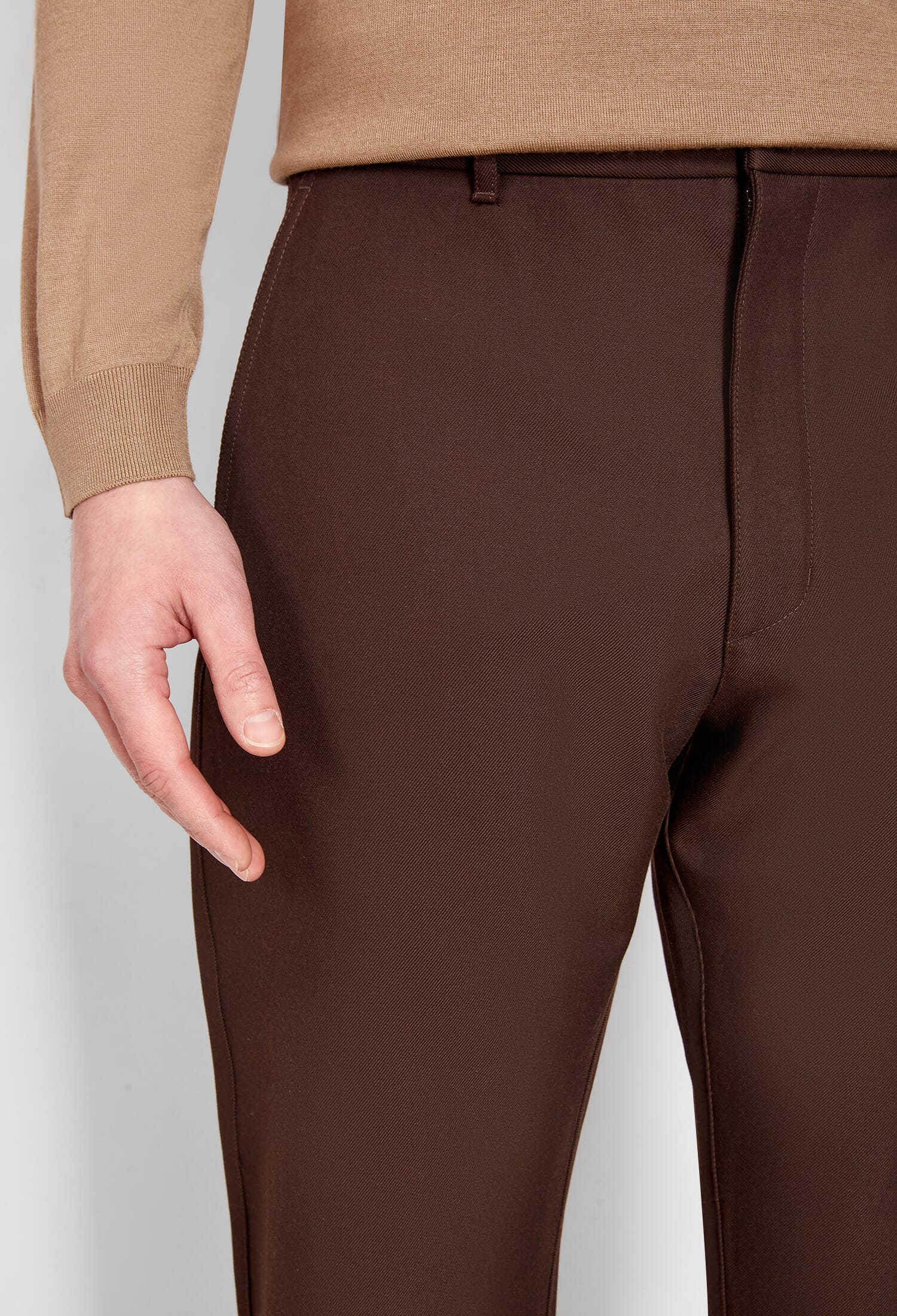 Вовняні штани Loro Piana FAP3281 125/9HW купити за ціною 63 500