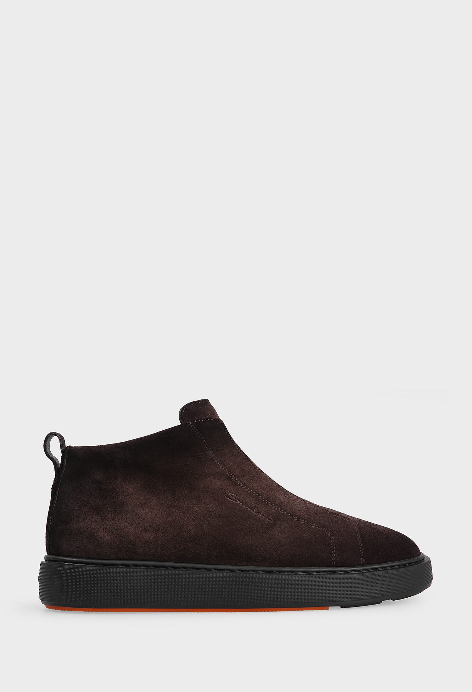 Замшеві черевики Santoni 19156 225/0DW купити за ціною 20 400 ГРН