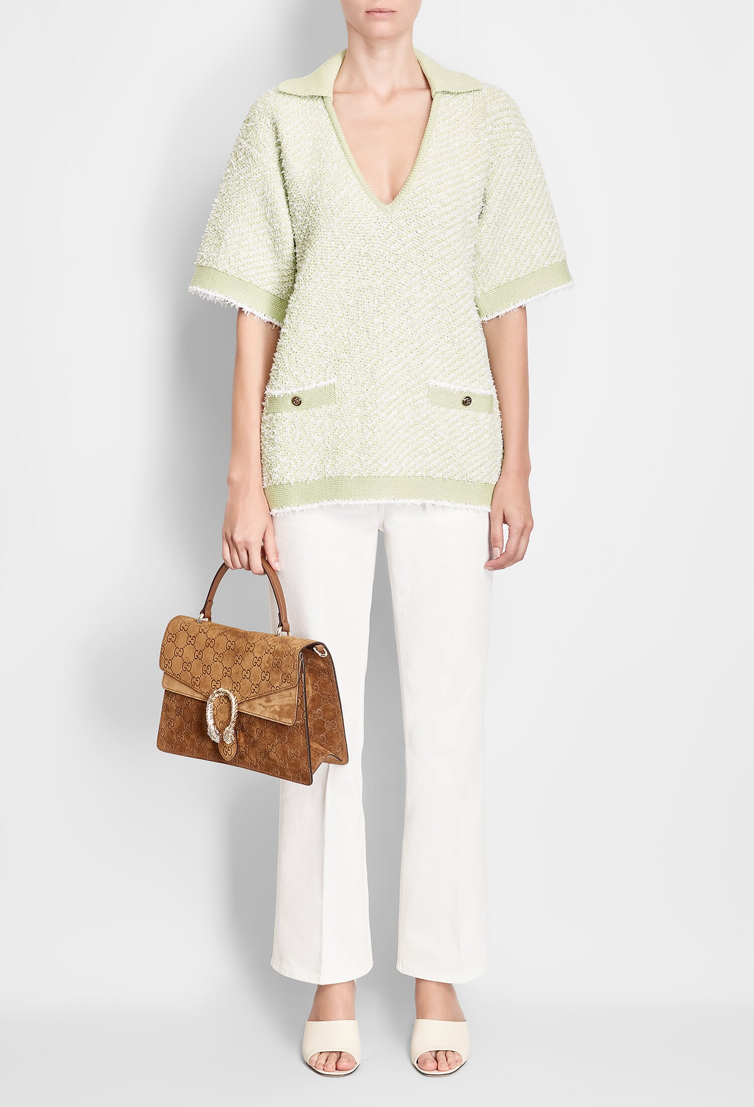 Топ Gucci 818736 125/9ACK купити за ціною 46 975 ГРН | Helen Marlen
